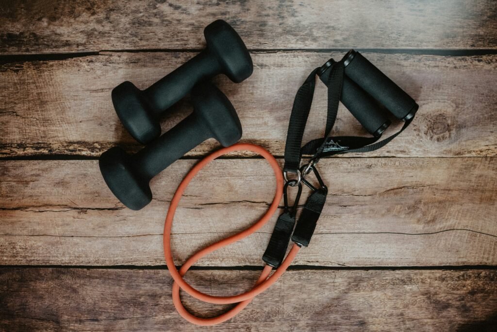 exercise bands with handles